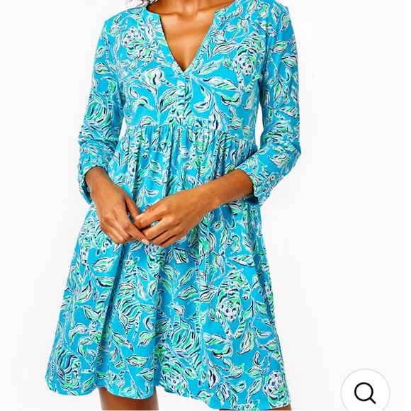 Lilly Pulitzer Loran Dress Medium - Free Shipping - Picture 4 of 6